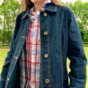 🤠 Chico’s Vtg Jean Jacket